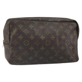 LOUIS VUITTON Monogram Trousse Toilette 28 Clutch Bag Vintage M47522 Auth SW1961