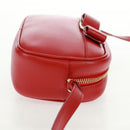 Salvatore Ferragamo Shoulder Bag Leather Red Gold Auth SW1965V-5