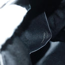 SAINT LAURENT Shoulder Bag Canvas Black Silver Auth SW1966V-21