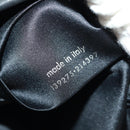 SAINT LAURENT Shoulder Bag Canvas Black Silver Auth SW1966V-12