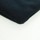 SAINT LAURENT Shoulder Bag Canvas Black Silver Auth SW1966V-17