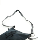 SAINT LAURENT Shoulder Bag Canvas Black Silver Auth SW1966V-14