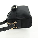 Salvatore Ferragamo Shoulder Bag Nylon Black Gold Auth SW1967V-3