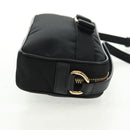 Salvatore Ferragamo Shoulder Bag Nylon Black Gold Auth SW1967V-4