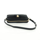 Salvatore Ferragamo Shoulder Bag Nylon Black Gold Auth SW1967V-7