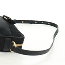 Salvatore Ferragamo Shoulder Bag Nylon Black Gold Auth SW1967V-8