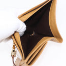 GUCCI Jackie Wallet Leather Beige Gold 035 2778 2169 Auth SW1975-20