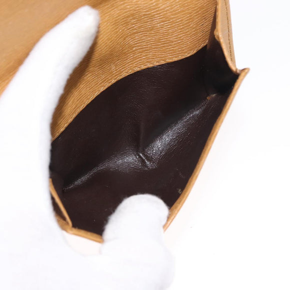 GUCCI Jackie Wallet Leather Beige Gold 035 2778 2169 Auth SW1975