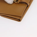 GUCCI Jackie Wallet Leather Beige Gold 035 2778 2169 Auth SW1975-7