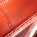 GUCCI GG Canvas Shiny Guccissima Wallet Patent leather Orange 295671 Auth SW1979-10