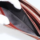 GUCCI GG Canvas Shiny Guccissima Wallet Patent leather Orange 295671 Auth SW1979-17