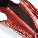 GUCCI GG Canvas Shiny Guccissima Wallet Patent leather Orange 295671 Auth SW1979-18