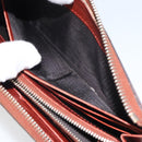 GUCCI GG Canvas Shiny Guccissima Wallet Patent leather Orange 295671 Auth SW1979-21