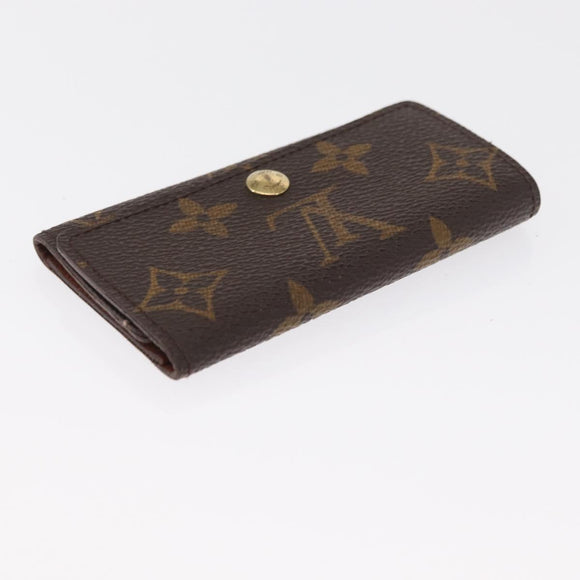 LOUIS VUITTON Monogram Multicles 4 Key Case 2 Set LV Auth SW1981
