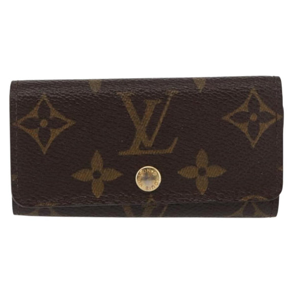 LOUIS VUITTON Monogram Multicles 4 Key Case 2 Set LV Auth SW1981