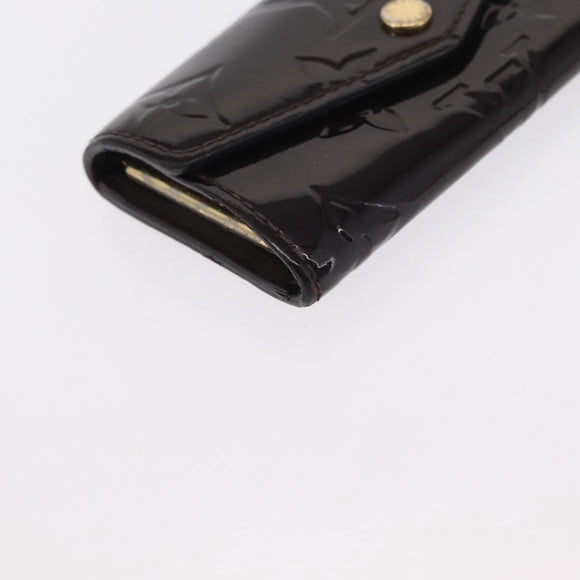 LOUIS VUITTON Multicles 4 Key Case 3 Set Black Amarante Damier Azur Auth SW1982