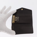 LOUIS VUITTON Multicles 4 Key Case 3 Set Black Amarante Damier Azur Auth SW1982-17