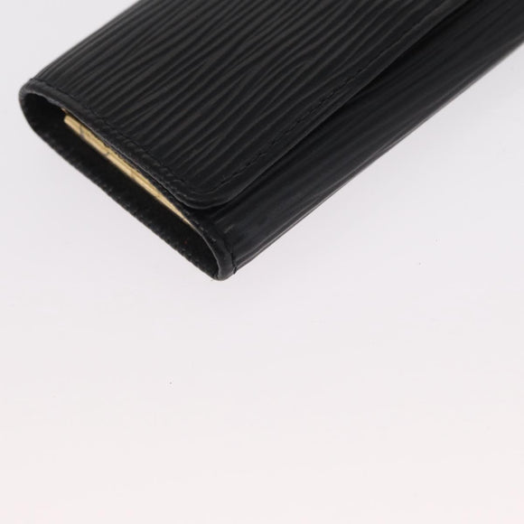 LOUIS VUITTON Multicles 4 Key Case 3 Set Black Amarante Damier Azur Auth SW1982