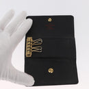 LOUIS VUITTON Multicles 4 Key Case 3 Set Black Amarante Damier Azur Auth SW1982-25