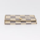 LOUIS VUITTON Multicles 4 Key Case 3 Set Black Amarante Damier Azur Auth SW1982-6