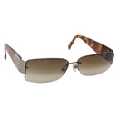 CHANEL Sunglasses plastic Brown CC Auth SW1984-1