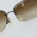 CHANEL Sunglasses plastic Brown CC Auth SW1984-11