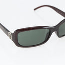 CHANEL Sunglasses plastic Green CC Auth SW1985-6