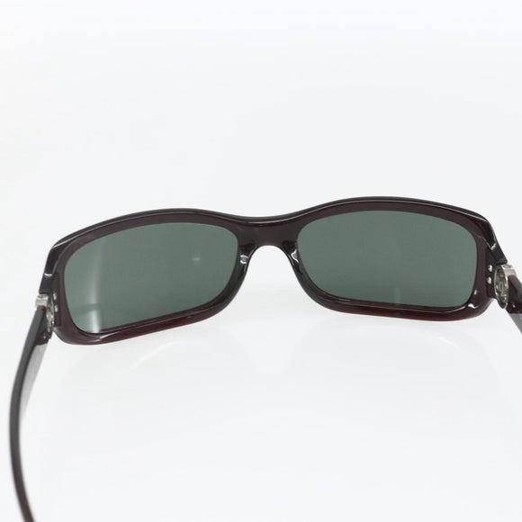 CHANEL Sunglasses plastic Green CC Auth SW1985