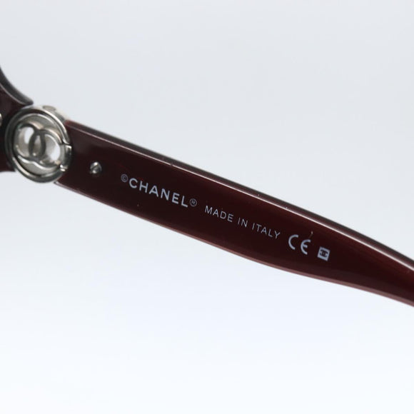 CHANEL Sunglasses plastic Green CC Auth SW1985