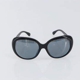 CHANEL Sunglasses plastic Black CC Auth SW1986 - 0