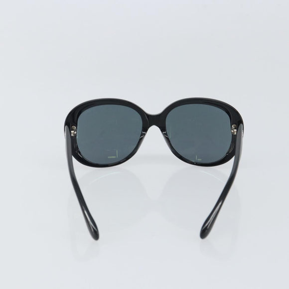 CHANEL Sunglasses plastic Black CC Auth SW1986