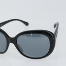 CHANEL Sunglasses plastic Black CC Auth SW1986-7