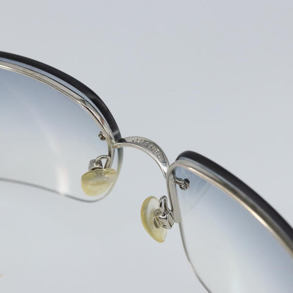 CHANEL Sunglasses plastic Clear CC Auth SW1987