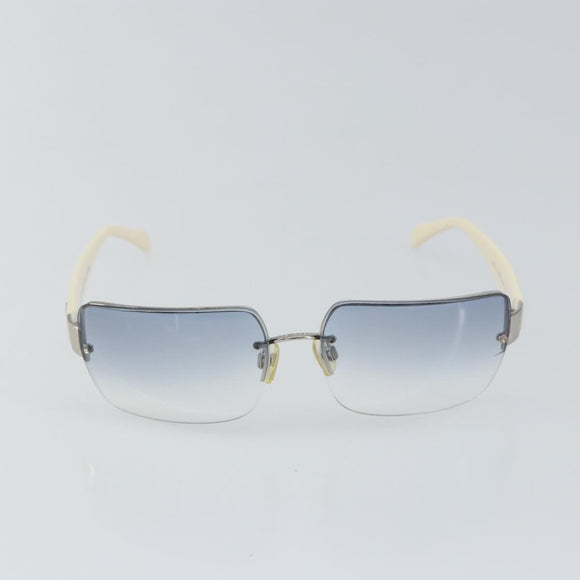 CHANEL Sunglasses plastic Clear CC Auth SW1987