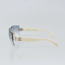 CHANEL Sunglasses plastic Clear CC Auth SW1987-3