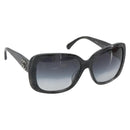 CHANEL Sunglasses plastic Black CC Auth SW1988V-1