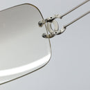 CHANEL Sunglasses metal Clear CC Auth SW1990-12