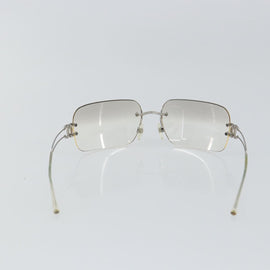 CHANEL Sunglasses metal Clear CC Auth SW1990 - 0