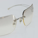 CHANEL Sunglasses metal Clear CC Auth SW1990-7