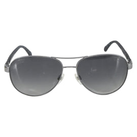 CHANEL Sunglasses Rubber Black CC Auth SW1991 - 0