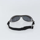 CHANEL Goggles Sunglasses plastic Black CC Auth SW1992-2