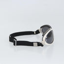 CHANEL Goggles Sunglasses plastic Black CC Auth SW1992-4