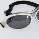 CHANEL Goggles Sunglasses plastic Black CC Auth SW1992-5