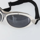 CHANEL Goggles Sunglasses plastic Black CC Auth SW1992-6