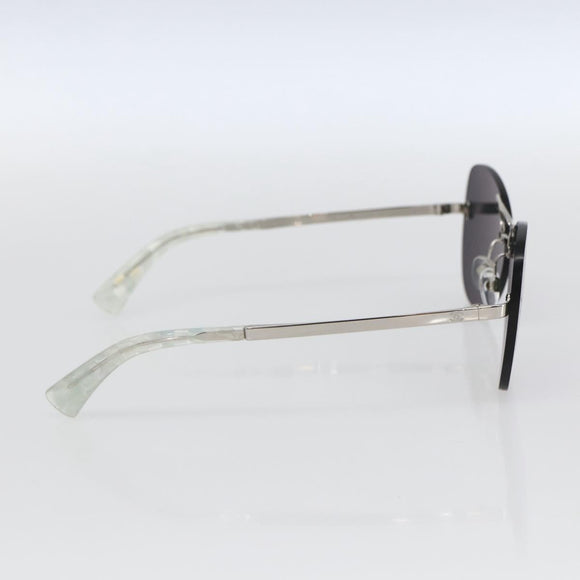 CHANEL Sunglasses metal Purple CC Auth SW1993V