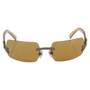 CHANEL Sunglasses plastic Brown CC Auth SW1998-2