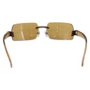 CHANEL Sunglasses plastic Brown CC Auth SW1998-3