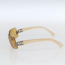 CHANEL Sunglasses plastic Brown CC Auth SW1998-5