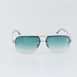 CHANEL Sunglasses metal Green CC Auth SW1999 - 0