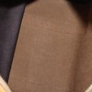 CELINE Macadam Canvas Hand Bag PVC Leather Brown Gold Auth sw200V-10